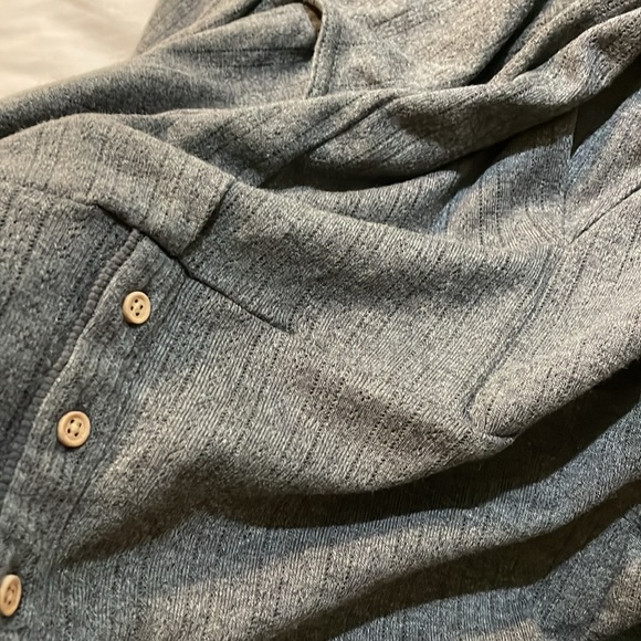 NWOT Free People On Point Cozy Ribbed Knit Lace Trim Romper in size XS Gray - Picture 12 of 12